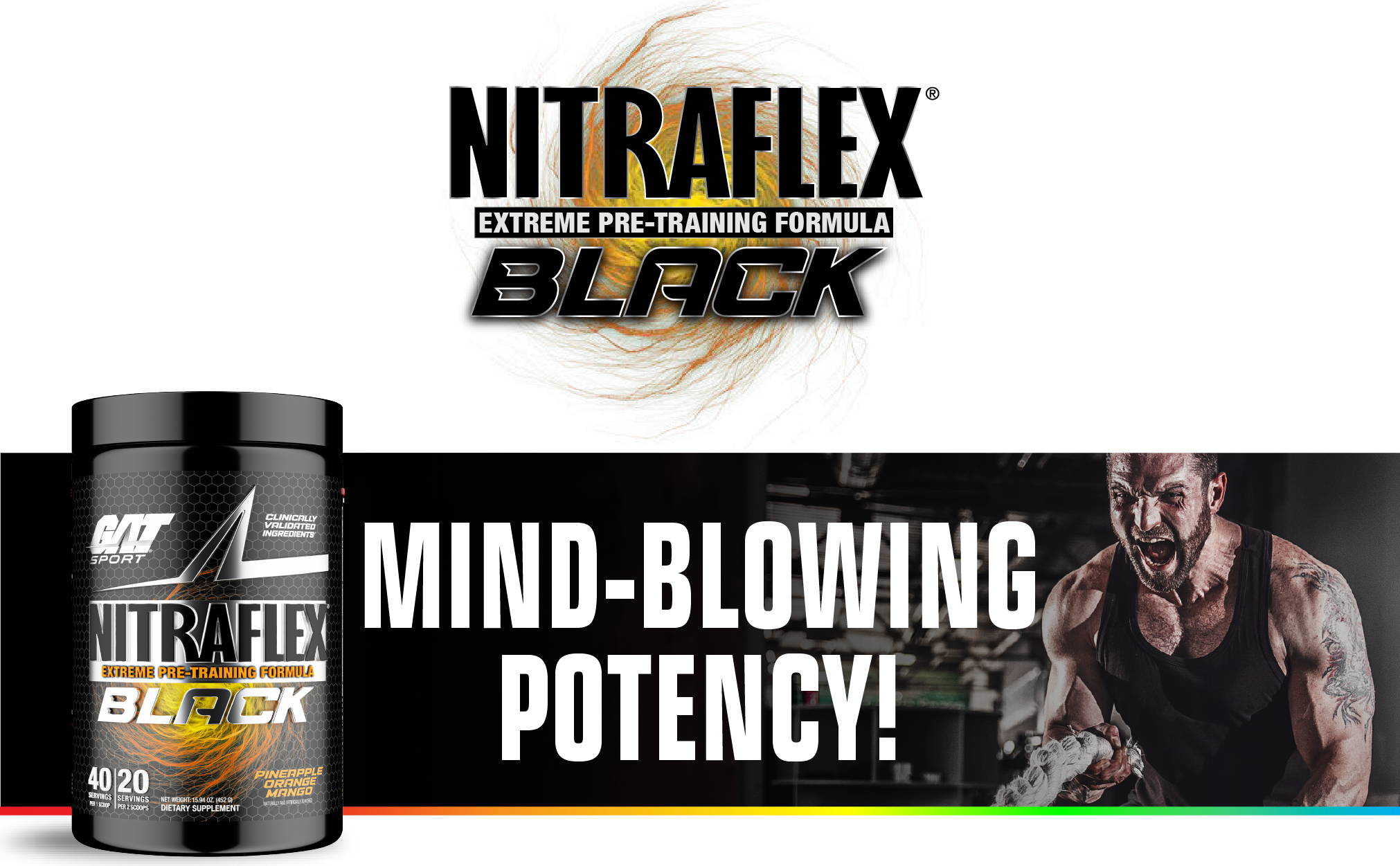 Reclamación acre Concentración NITRAFLEX BLACK Extreme Pre-Training Formula – GAT SPORT