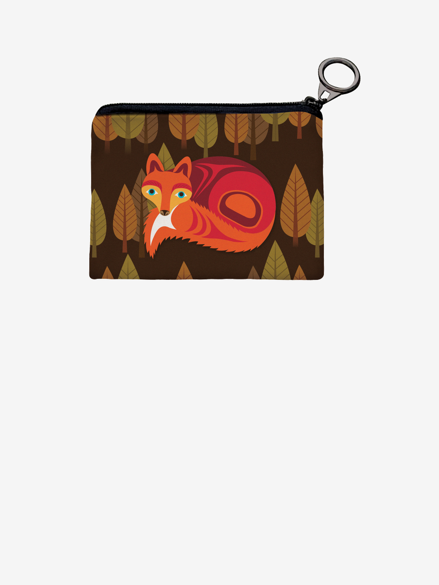 Fox Coin Purse by Simone Diamond, Coast Salish