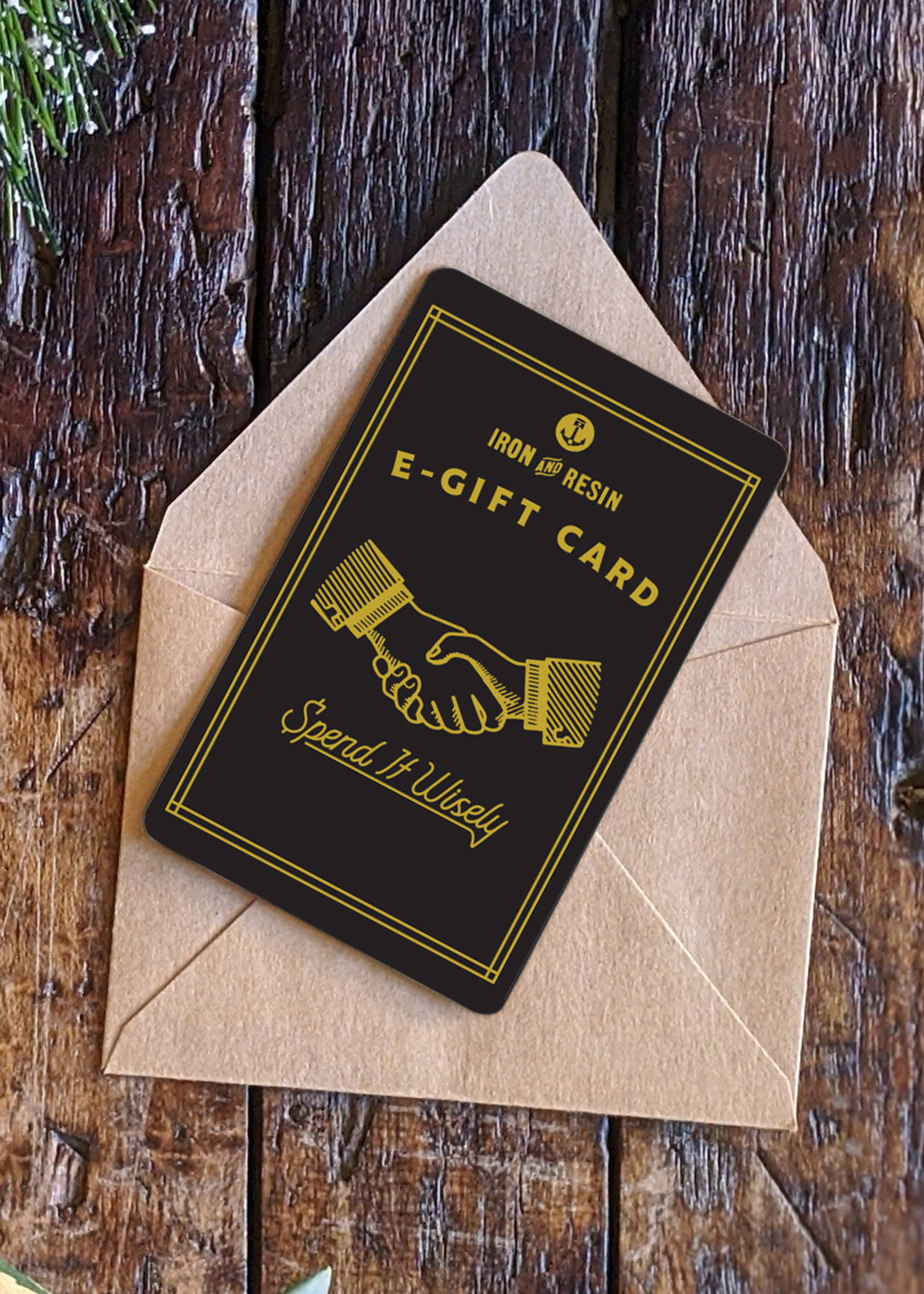 Gift Card – Iron & Resin