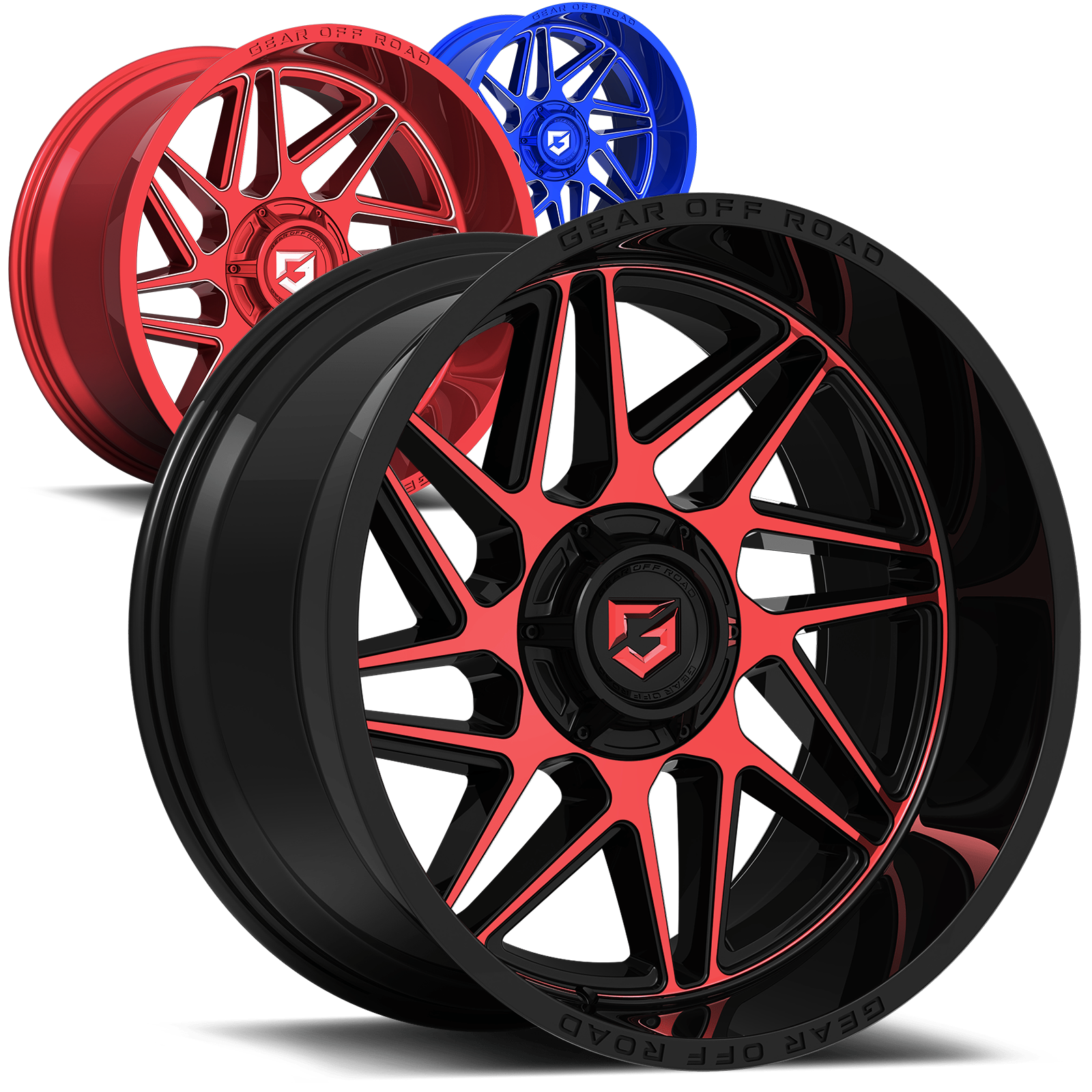 GEAR 761 RATIO Colored Rims and Wheels