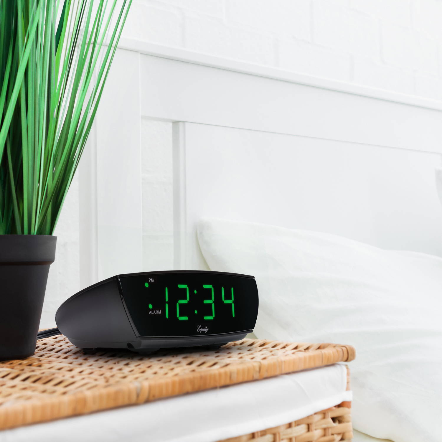 Green LED Digital Alarm Clock