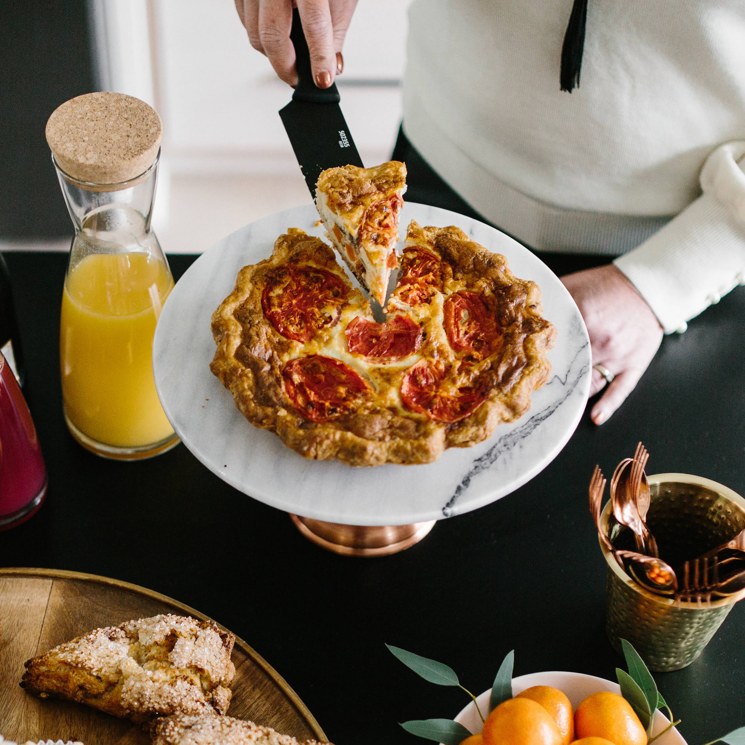 Roasted Tomato Quiche