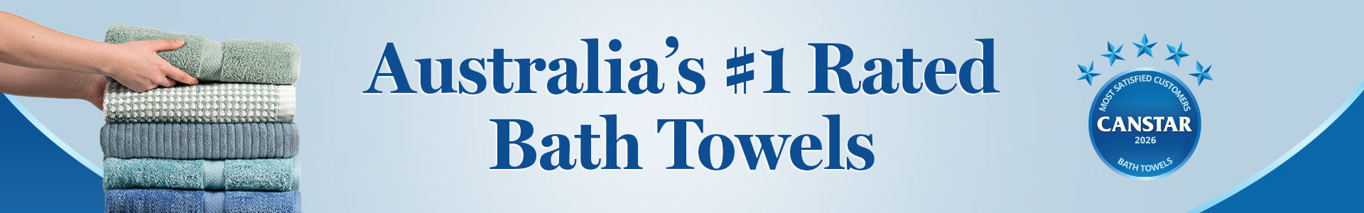 Canstar Blue Australia's #1 Rated Bath Towels