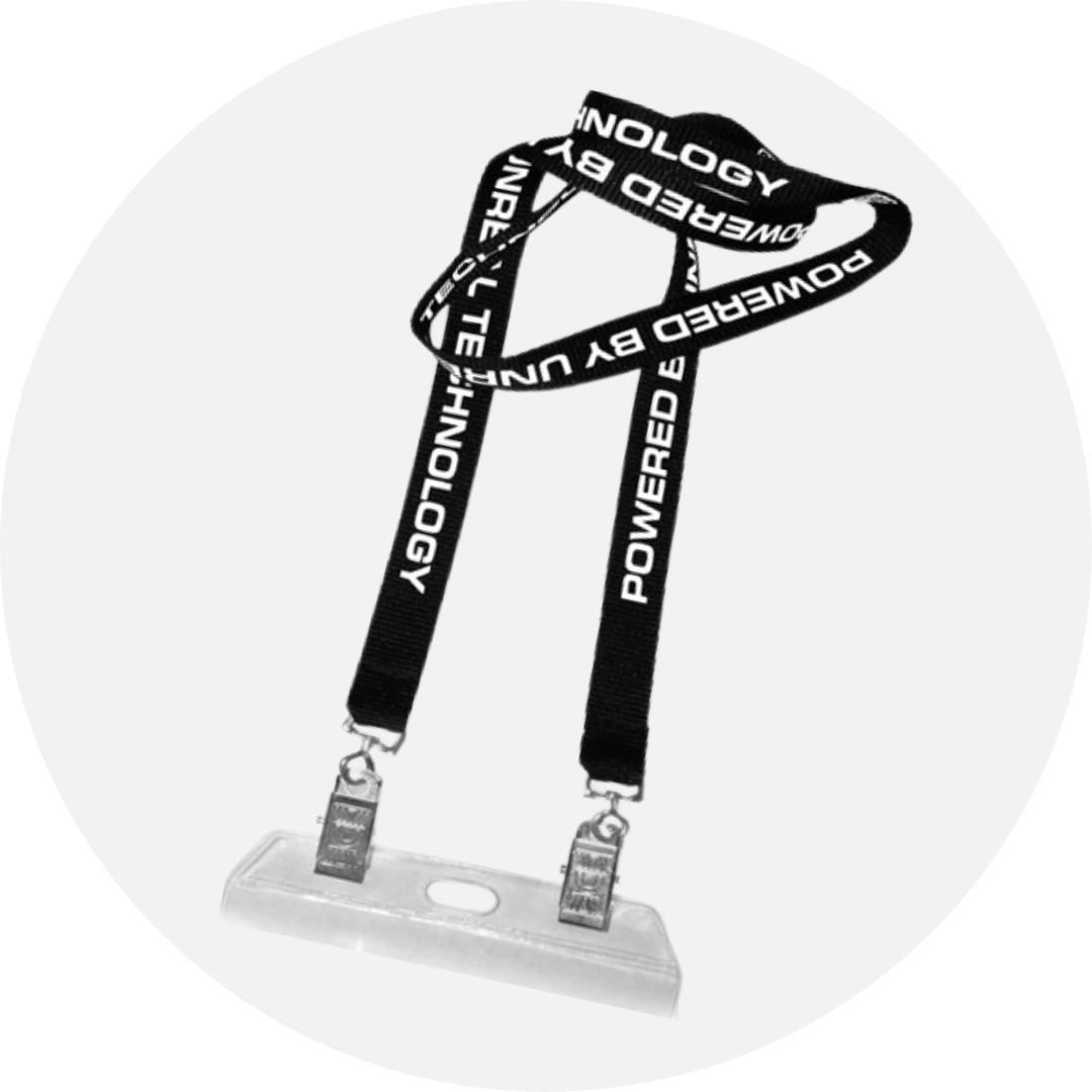 Double-Ended Attachment Lanyard - Screen Printed 
