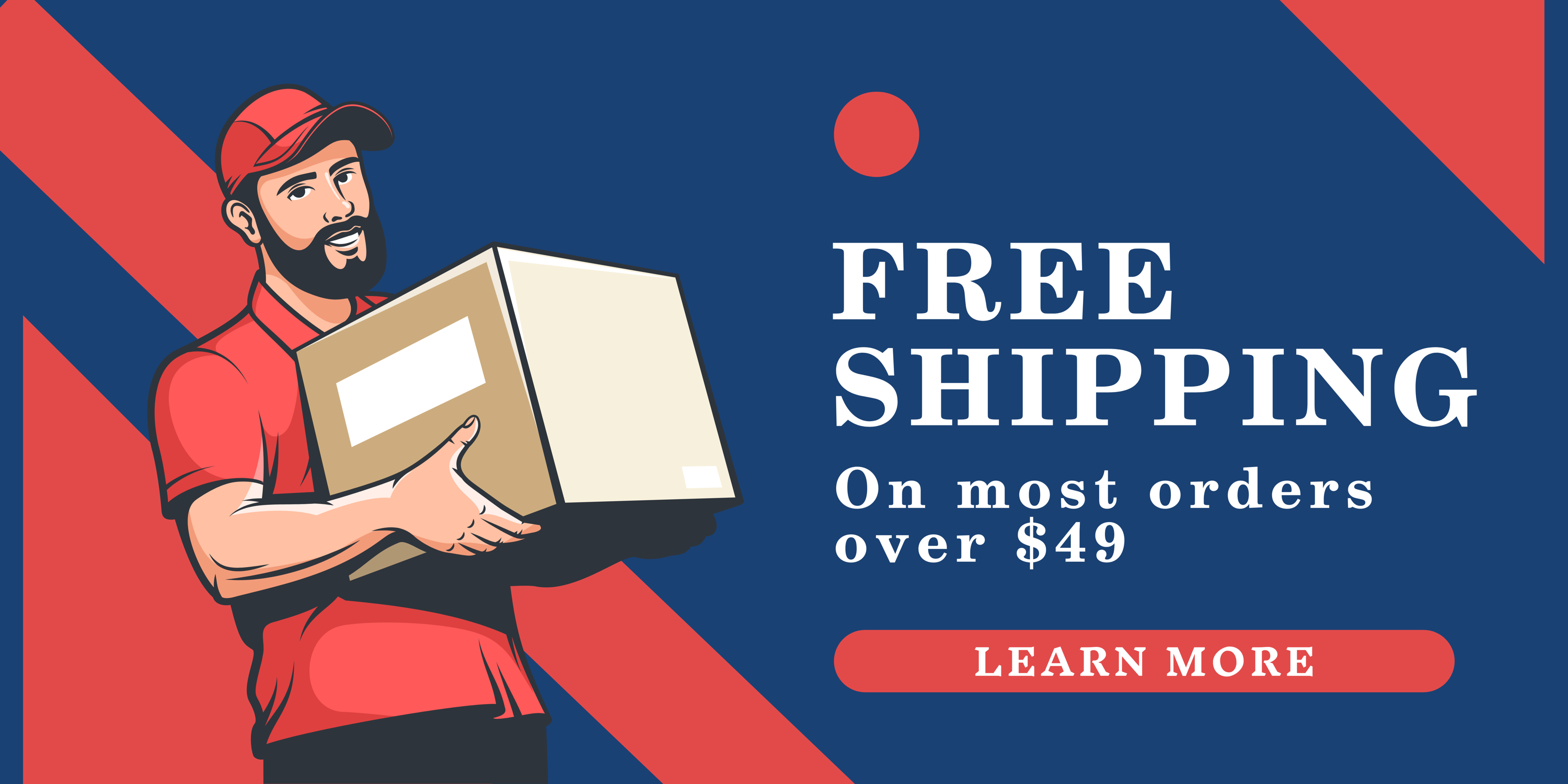 Free Shipping Orders Over $49
