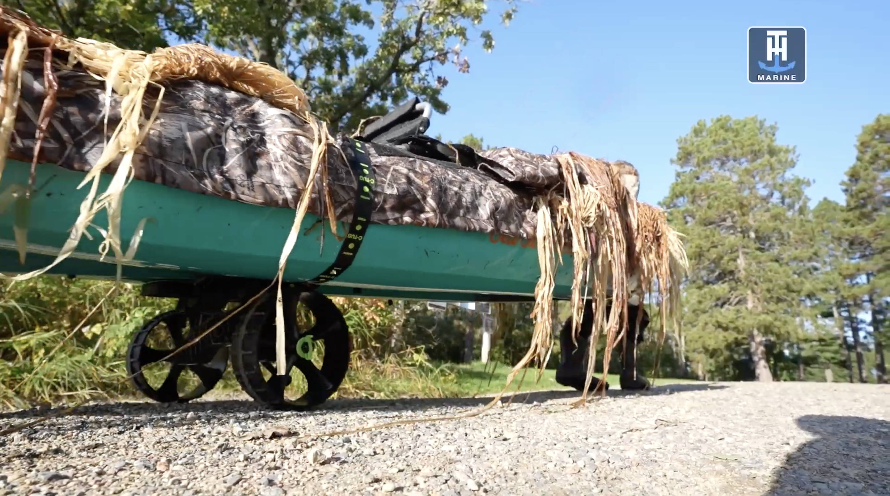 For a duck hunting kayak, few accessories make your life easier than a Railblaza kayak cart