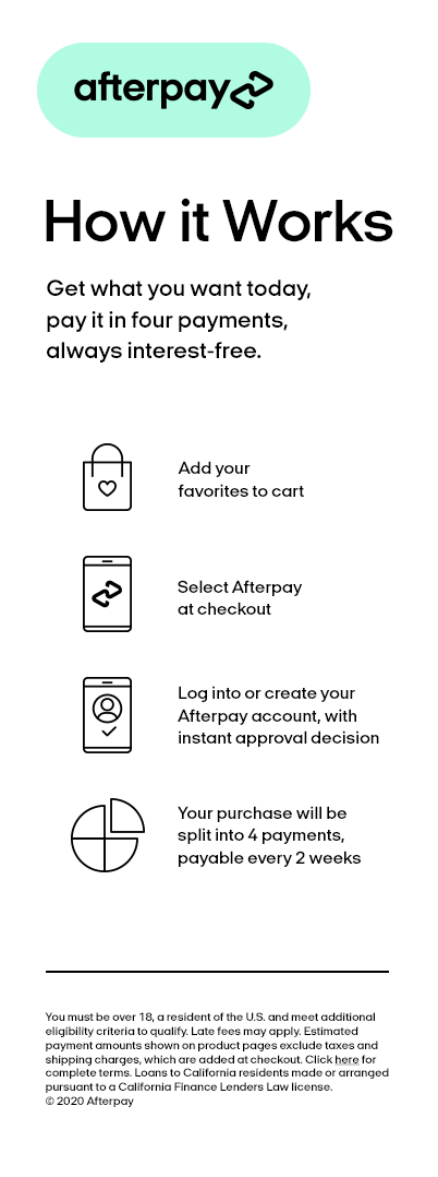 Afterpay Available - Buy Now, Pay Later Shoes