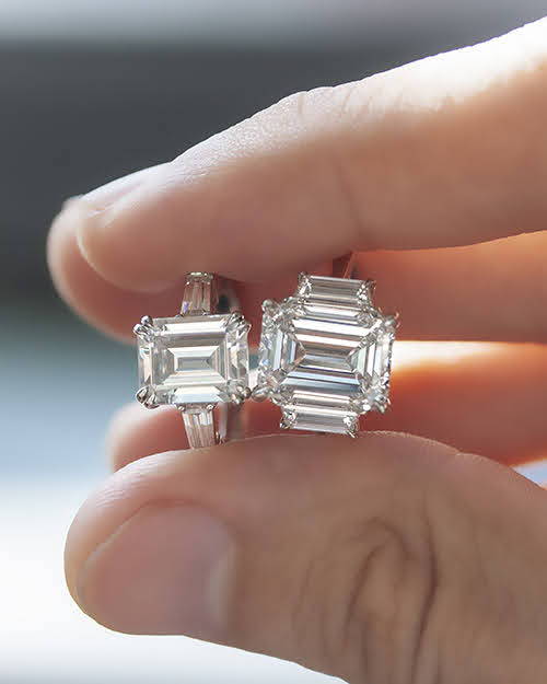 2 carat emerald vs 5 carat emerald diamond