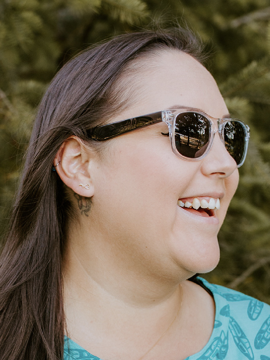 Wolf Sunglasses Clear Frames by Paul Windsor