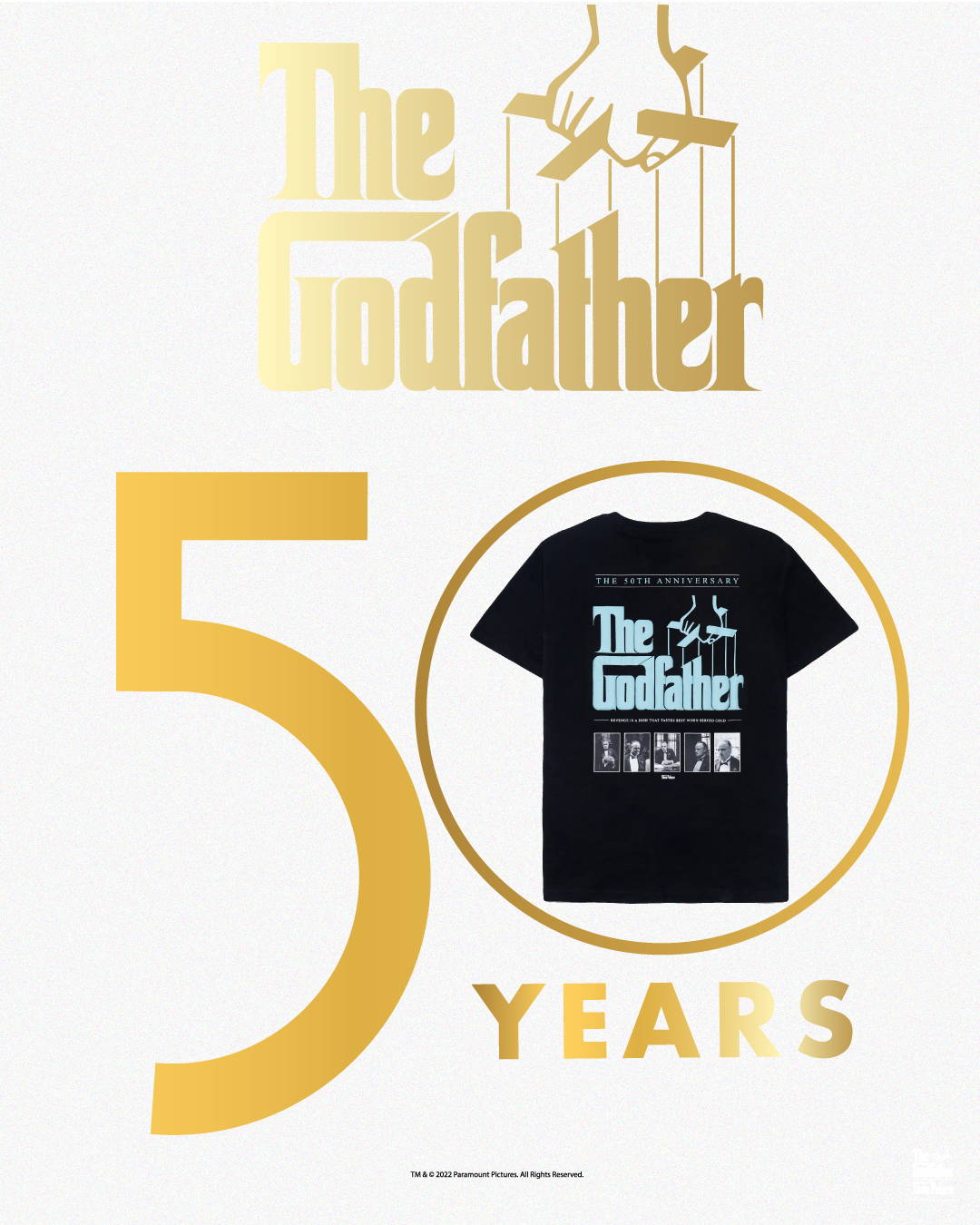 sp x the godfather 50 year anniversary poster