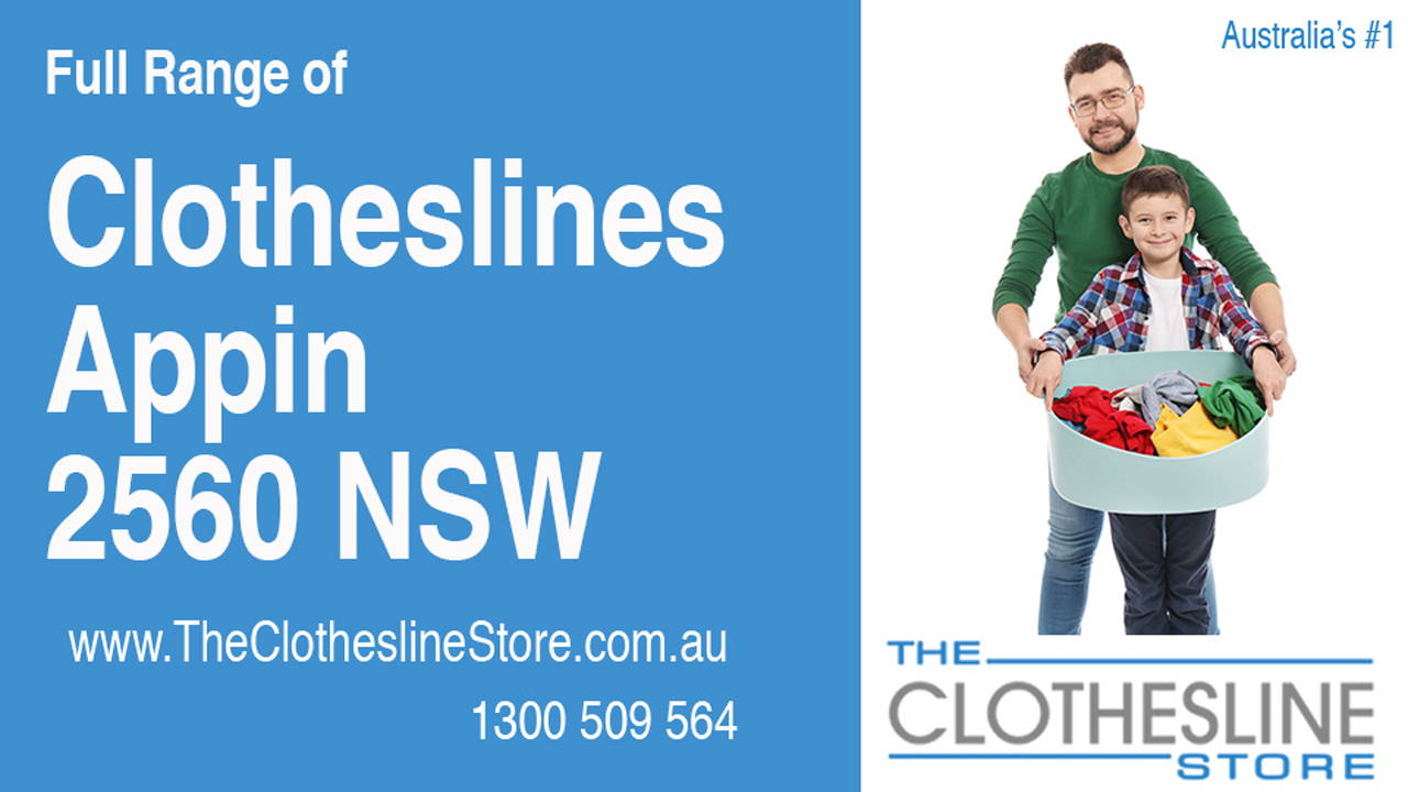 New Clotheslines in Appin 2560 NSW