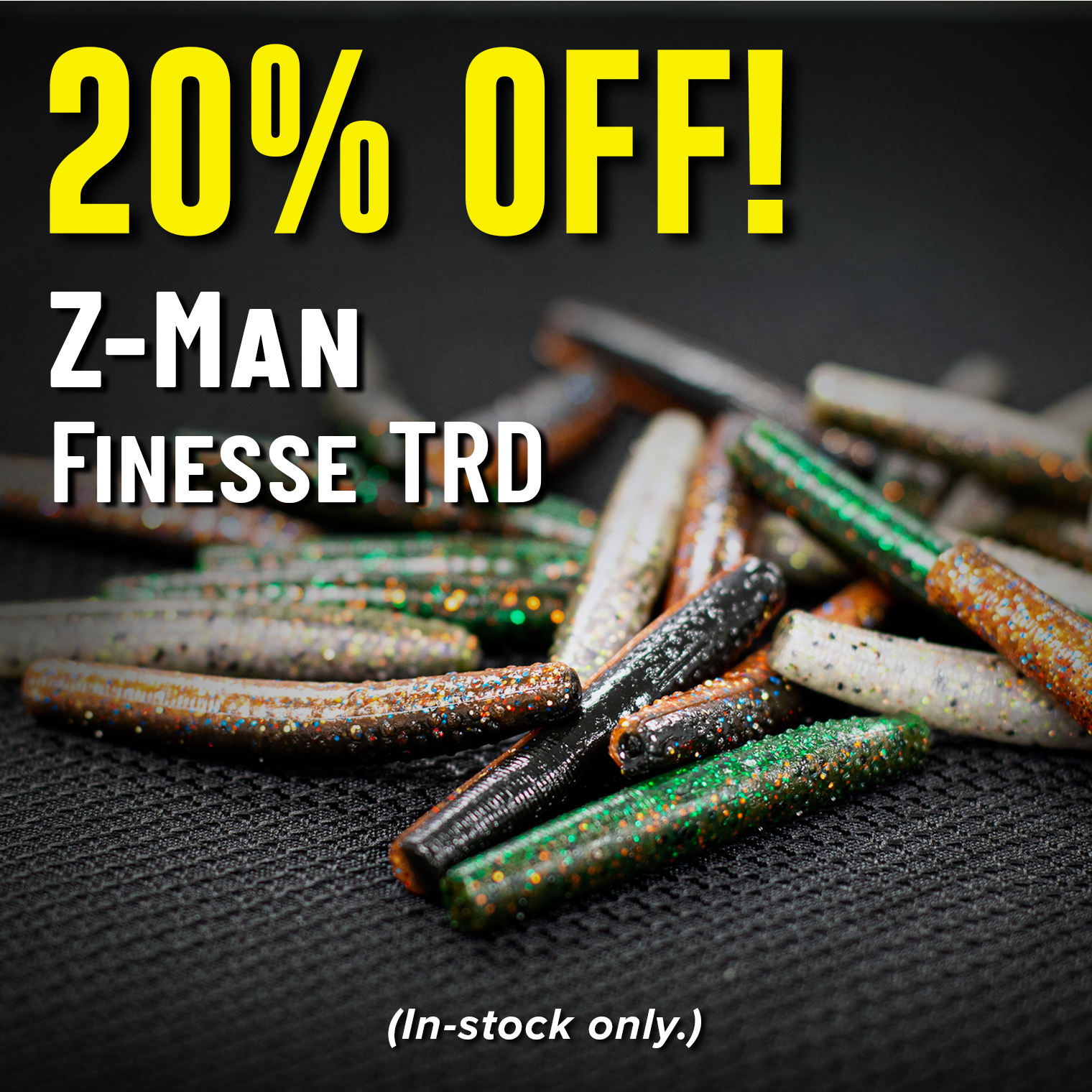20% Off! Z-Man Finesse TRD (In-stock only.)