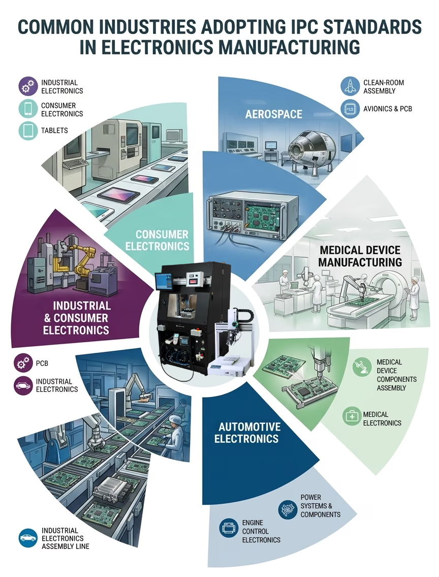 Industries That Commonly Adopt IPC Standards in Electronics Manufacturing 