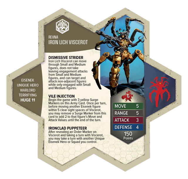 Iron Lich Viscerot army card