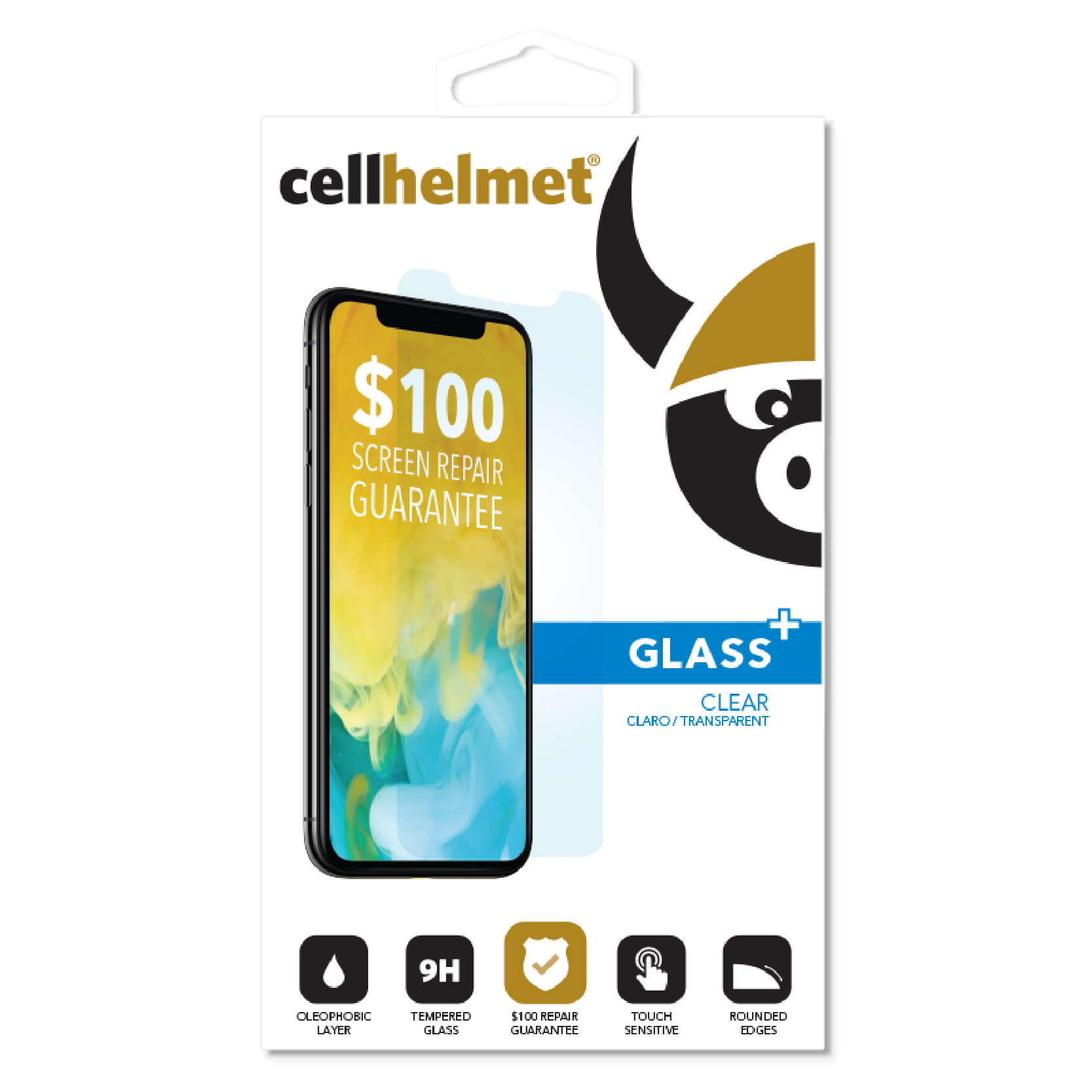 cellhelmet  Tempered Glass for iPhone 15 Pro Max + $100 Screen Repair