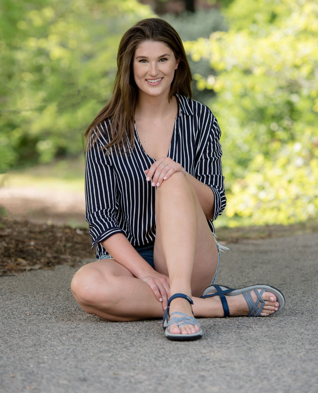 woman wearing samara walking sandals