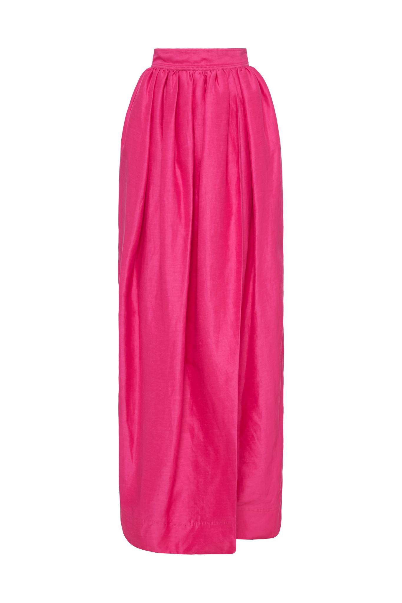 Hot pink maxi skirt