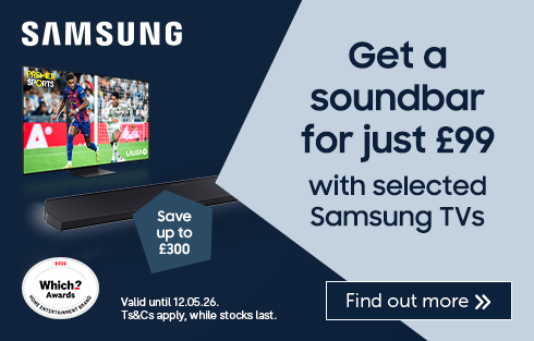 Samsung - Get a soundbar for just £99 with selected Samsung TVs