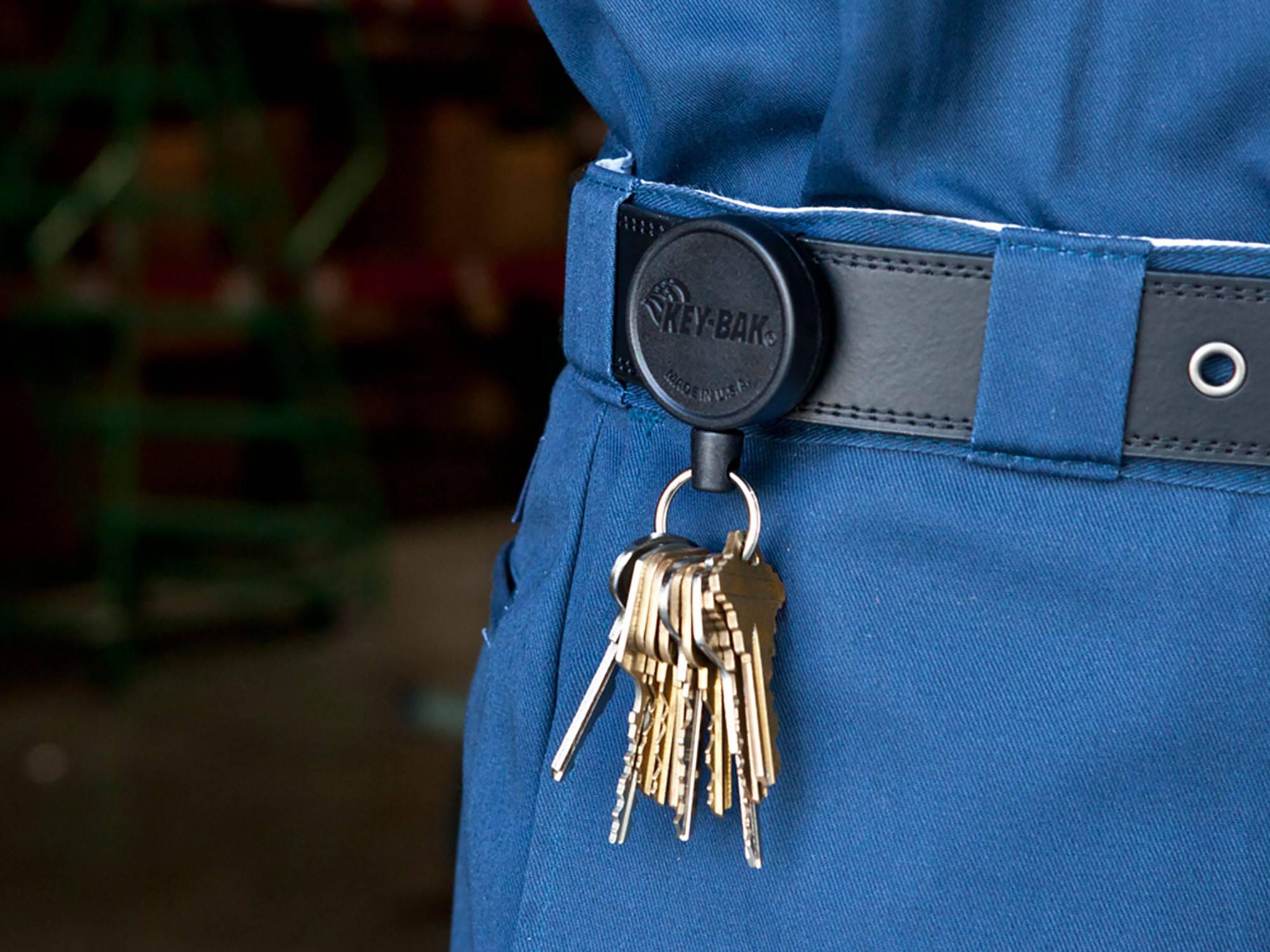 MID6: Heavy Duty Retractable Keychain Carabiner or Belt Clip – KEY-BAK