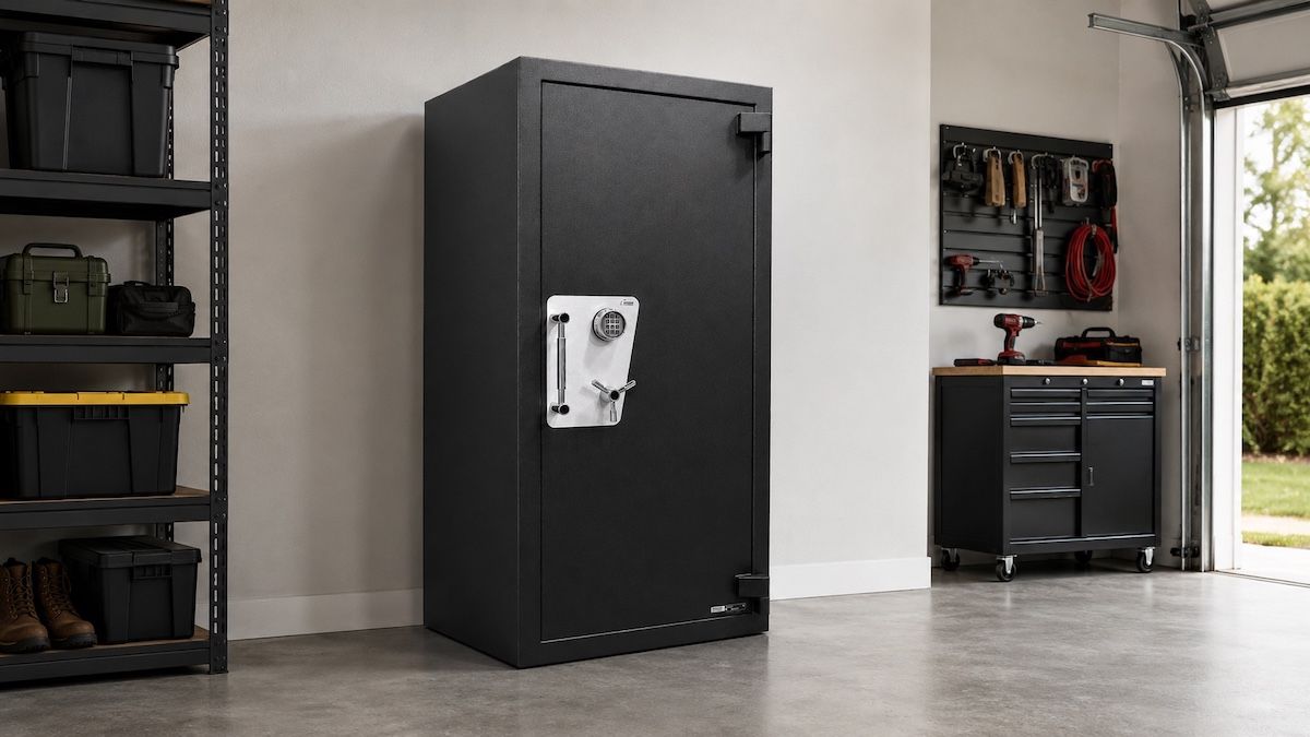 TL-15 Gun Safe AMSEC CEV in a Garage