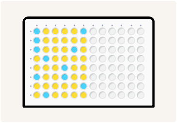 ELISA plate analysis tests phosphospecificity of different purification fractions