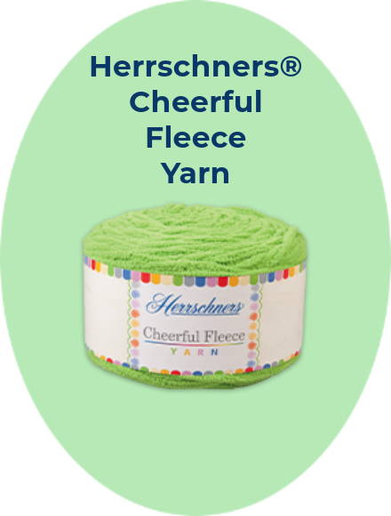 Herrschners Cheerful Fleece Yarn : make cozy amis with fleece yarn