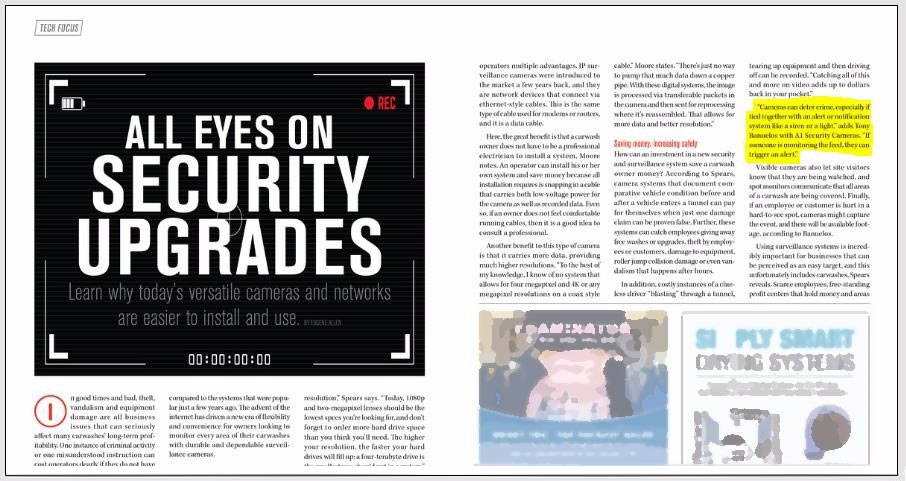 Professional Car Washing Detailing Magazine Interviewed A1 Experts