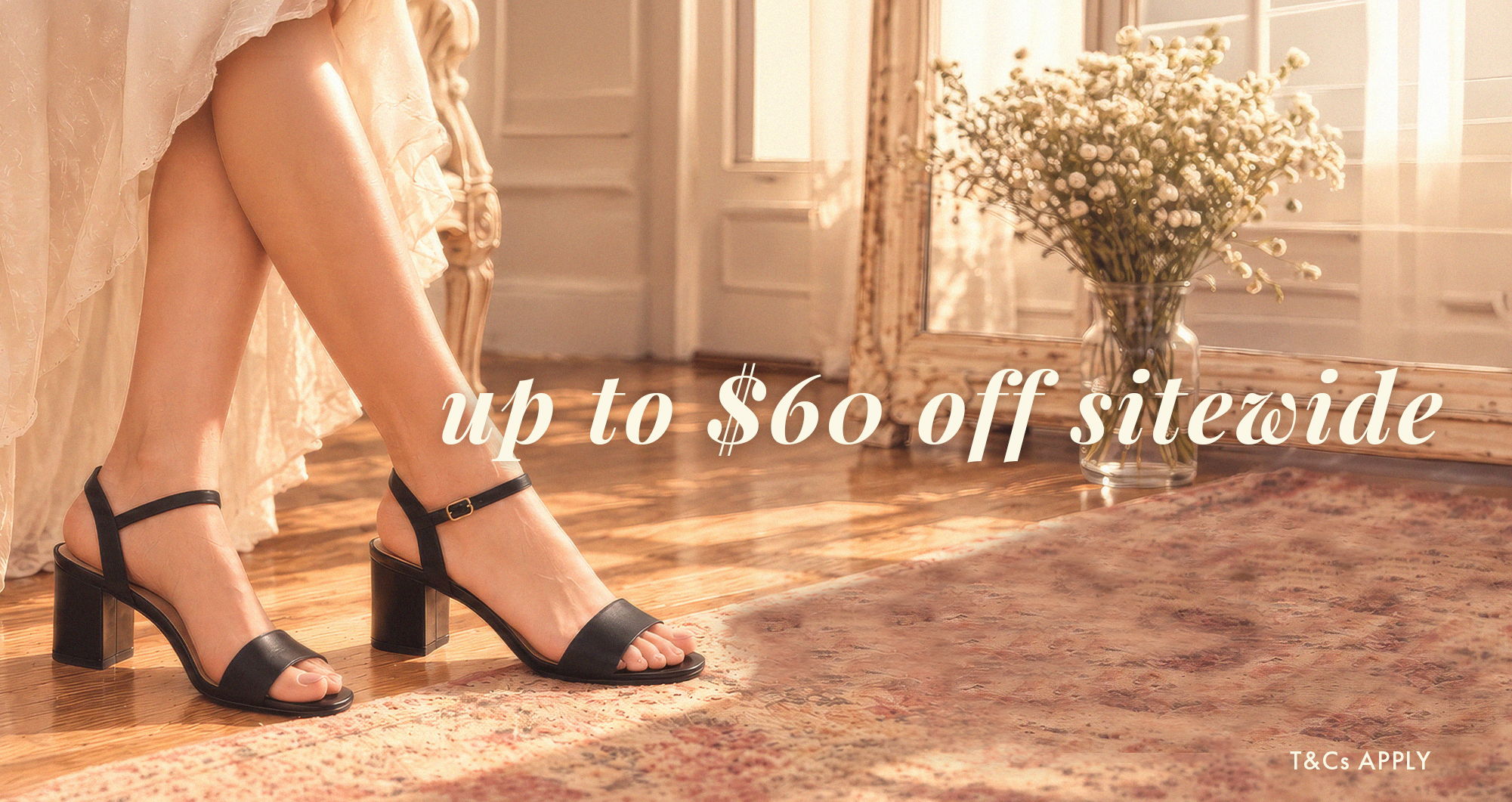Up to 25% off selected styles.