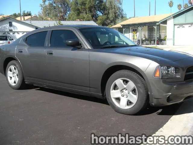 Completed Conductor's Special 232 Train Horn Kit on David's 2008 Dodge Charger photo 4