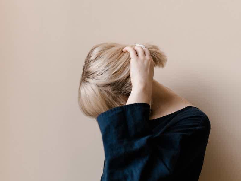 blonde woman