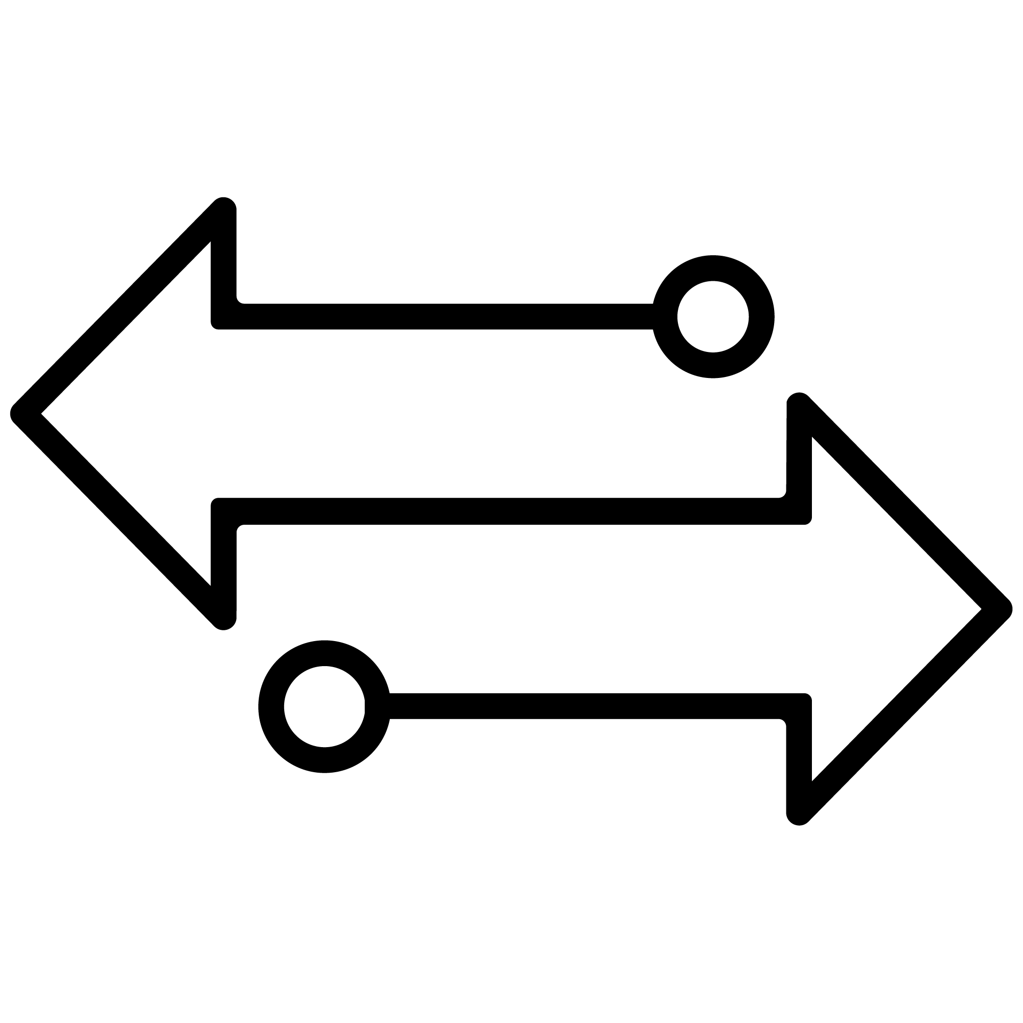 Sync Arrow icon, black