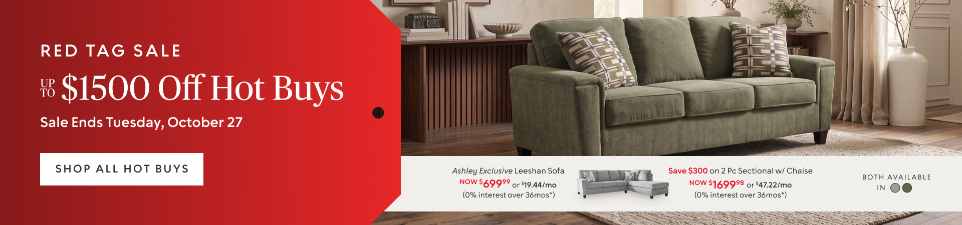 up to $1500 off Hot Buys - Featured Items End Oct 27