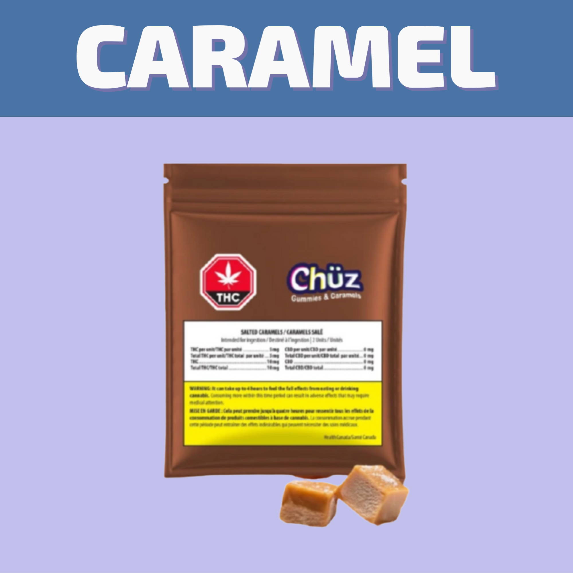 Order Caramels and other infused Edibles online for same day delivery in Winnipeg or visit our cannabis store in Winnipeg on 580 Academy Road.  