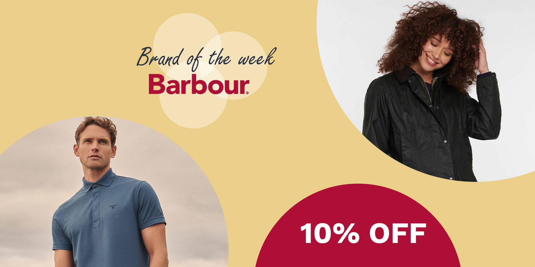 10% off the brand of the week - Barbour