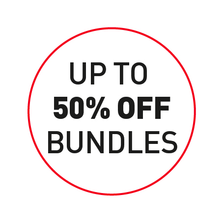 Save up to 50% off bundles