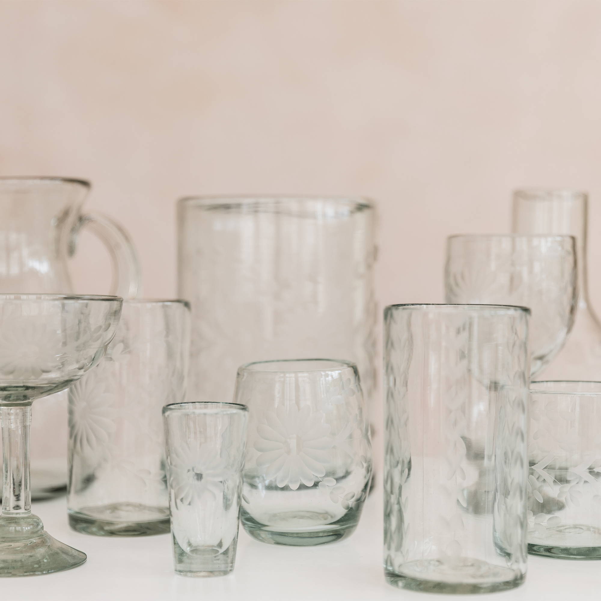  Behind-the-Scenes: Hand-Etched Glassware Made in Mexico | The Little Market