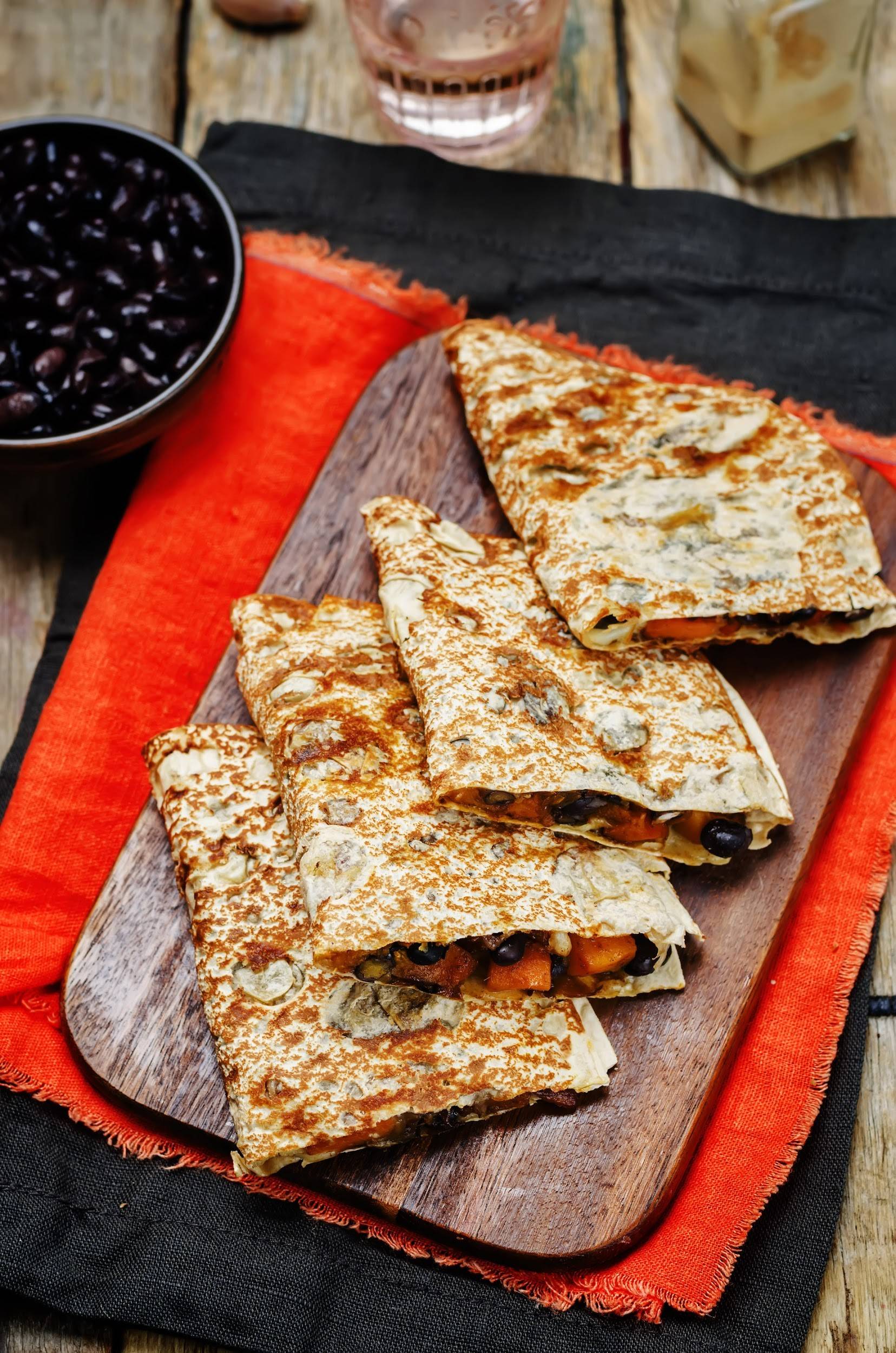 vegan quesadillas