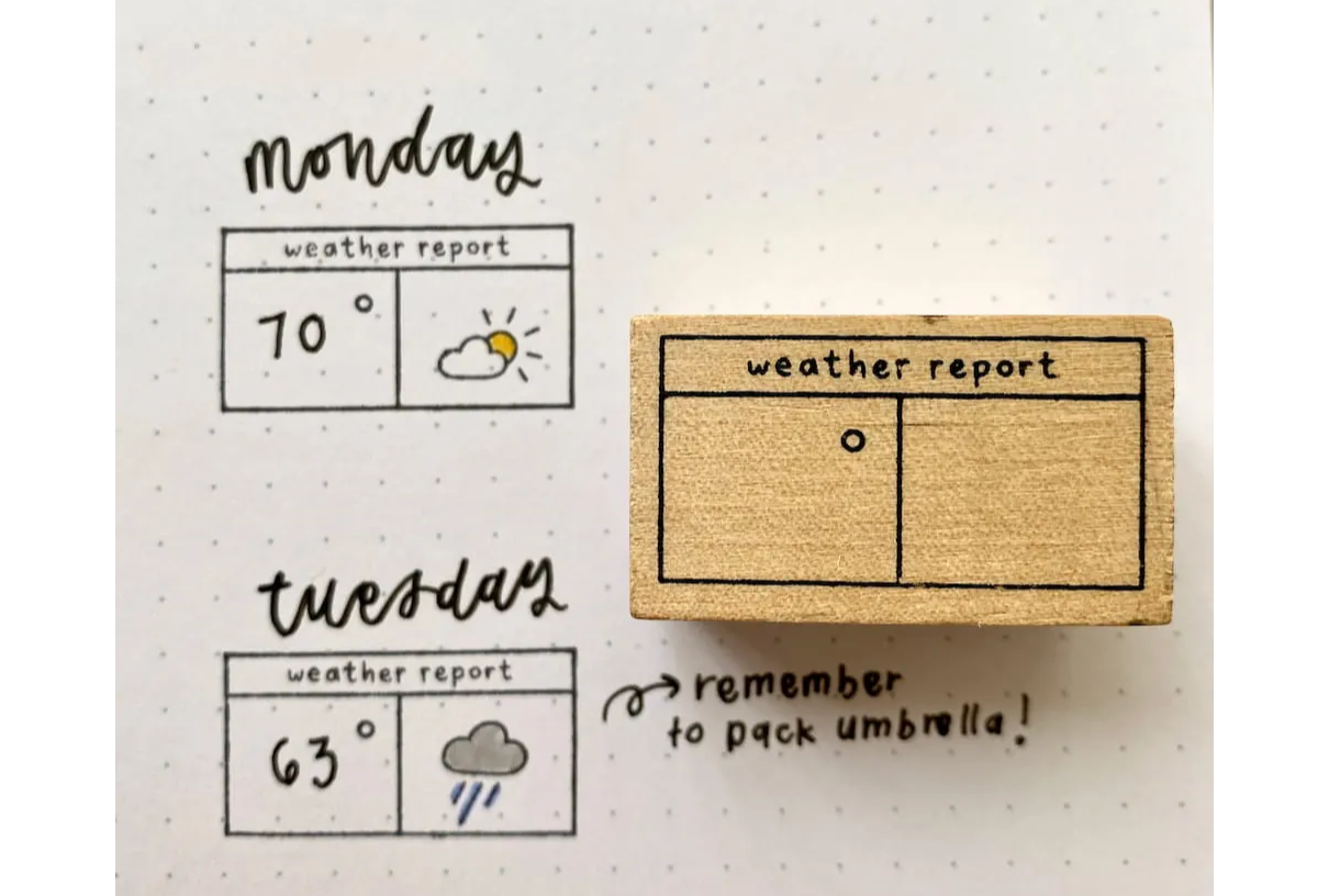 Notebook Therapy Bullet Journal Stamps Review + How To Use Them + GIVEAWAY  