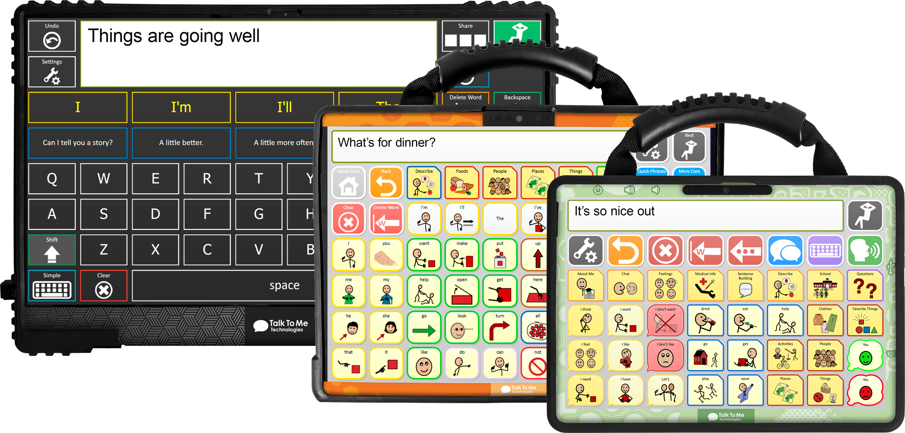 zuvo family of speech-generating device