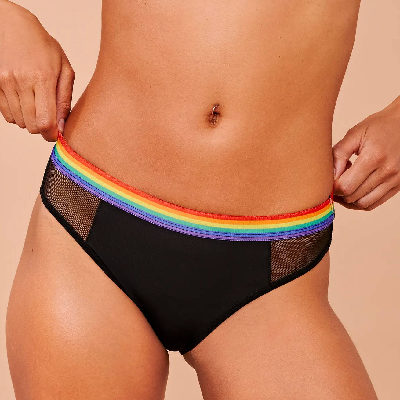 a cup bra the best bras for small busts in rainbow pride with matching underwear