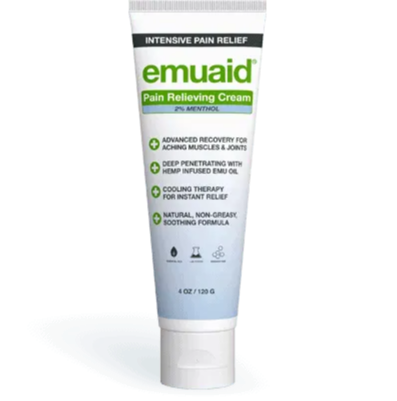 Une photo de EMUAID Pain Relieving Cream (crème anti-douleur)