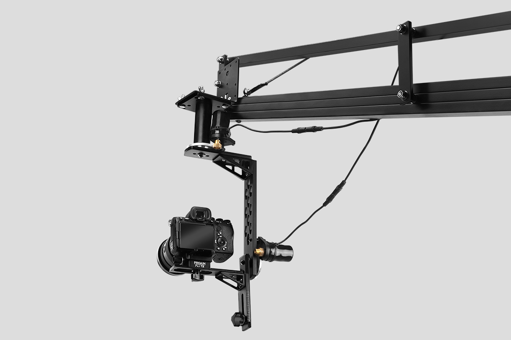 Proaim Flite Pan Tilt Head for Video Camera Jib/Crane | Payload: 3kg / 6.6lb