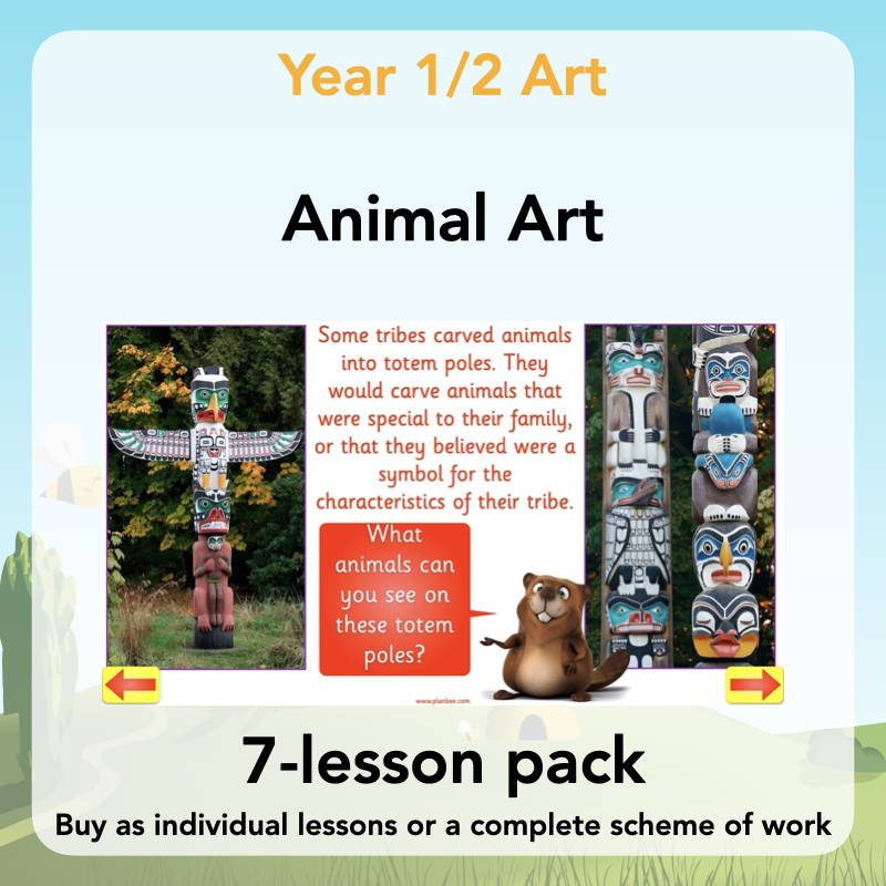 Year 1 Curriculum - Animal Art