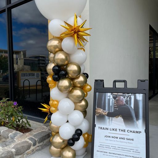 Custom milestone balloon arrangement