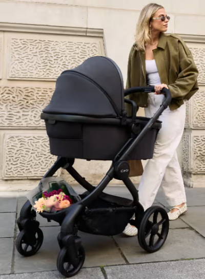 woman pushing iCandy Peach 8