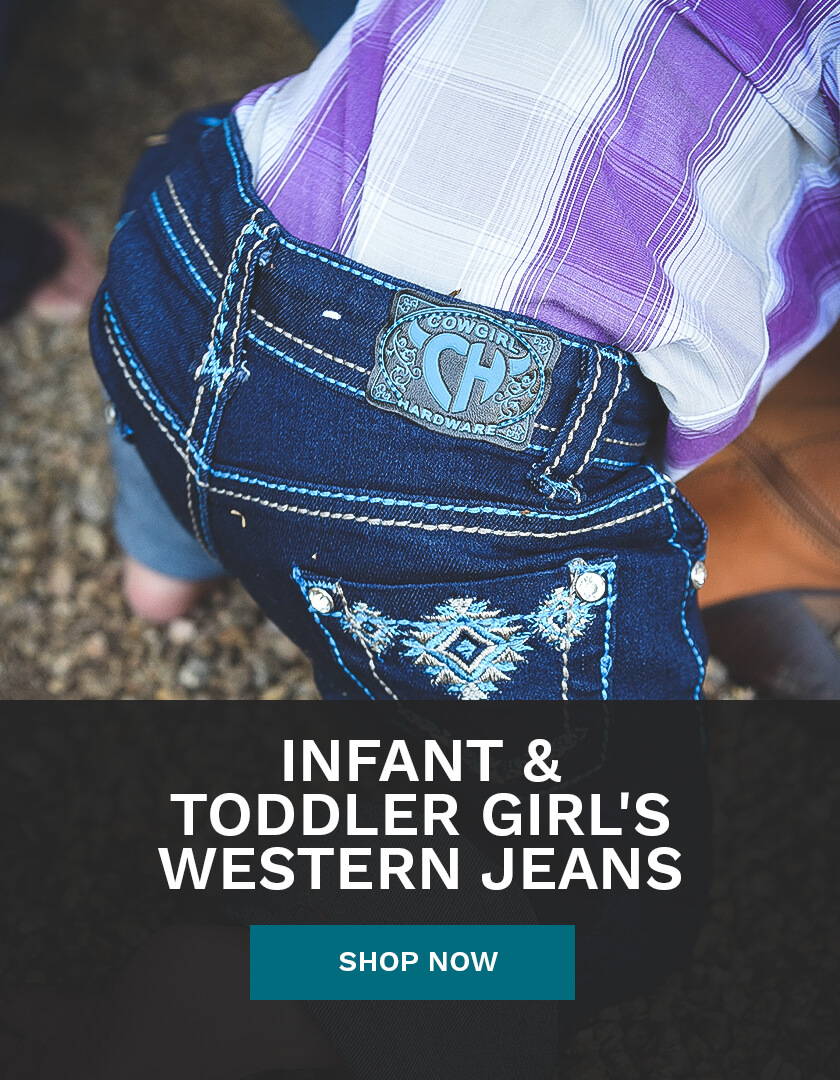 Infant & Toddler Girl's Western Jeans from Cowboy & Cowgirl Hardware