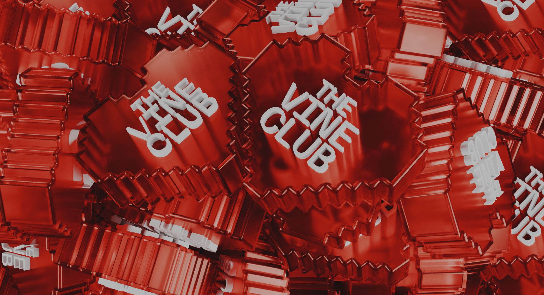 Red bottle caps with 