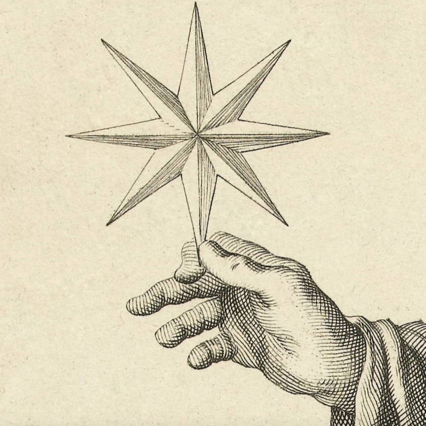 Vintage Illustration of Star