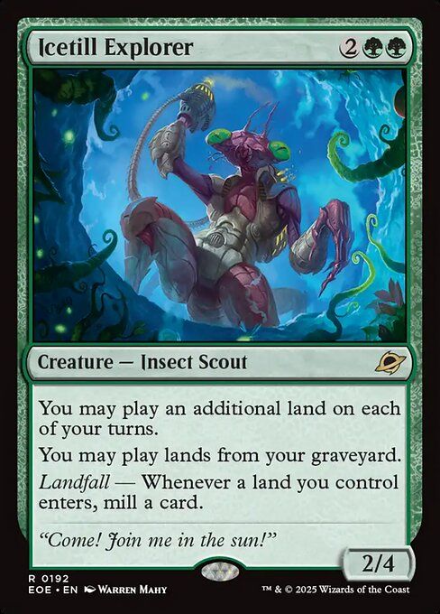Icetill Explorer, one of the best MTG cards of 2025.