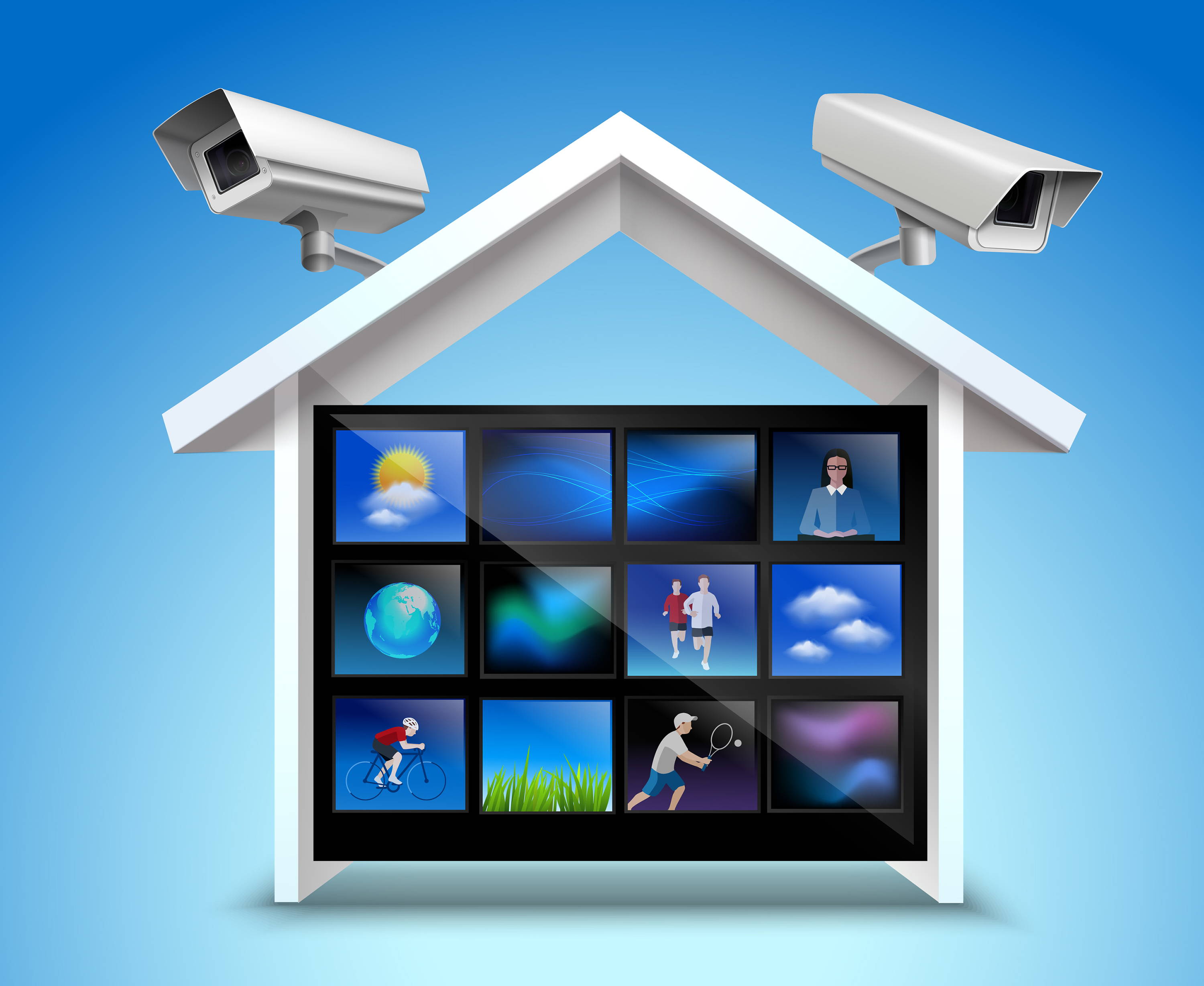 best places to install security cameras at home